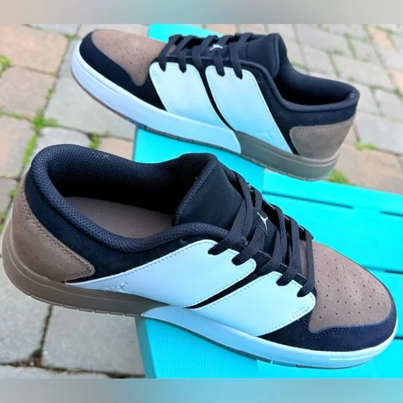 Mens Nike Jordan Nu Retro 1 Athletic Sneakers Low Palomino DV5141-102 US Size 9 - Picture 7 of 9